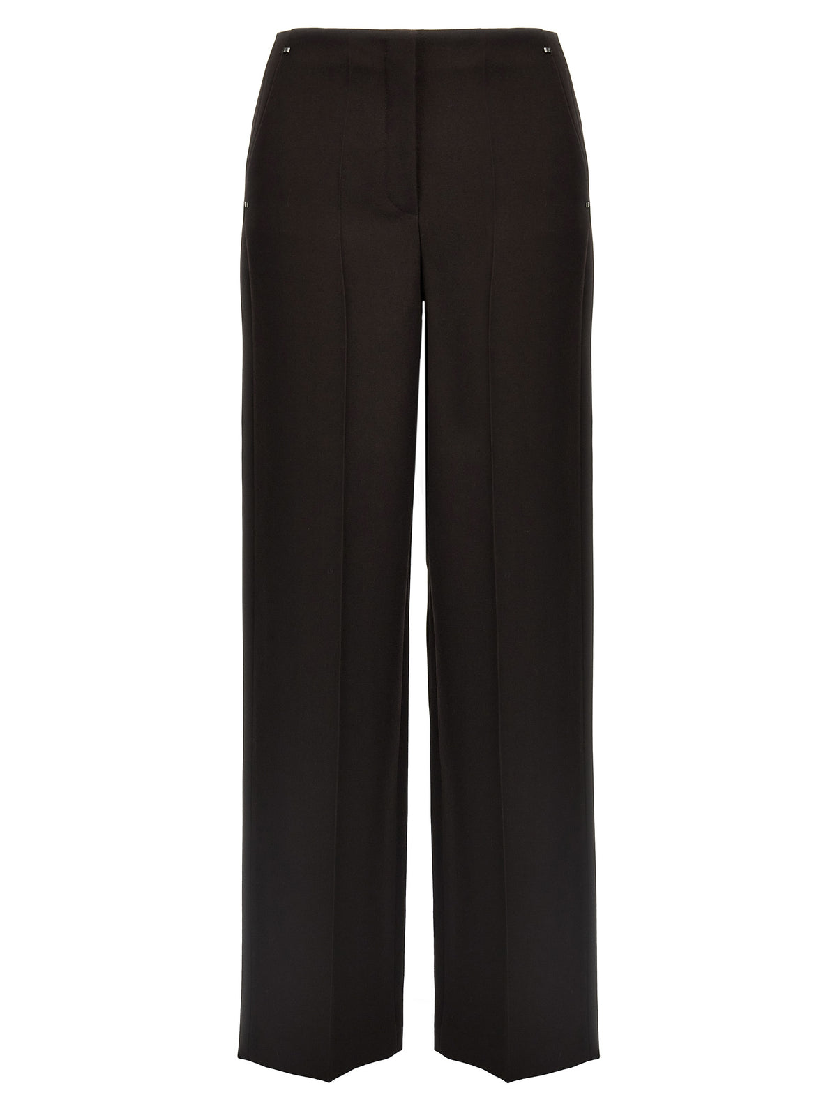 Purple Virgin Wool Dress Pants