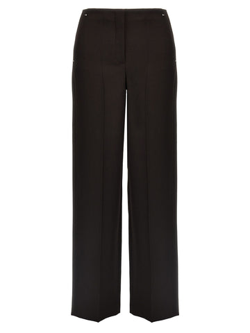 Purple Virgin Wool Dress Pants