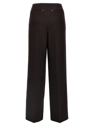 Purple Virgin Wool Dress Pants