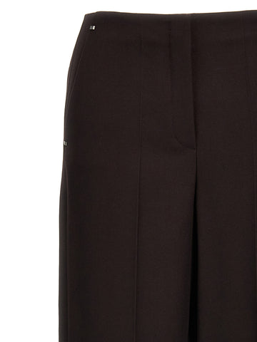 Purple Virgin Wool Dress Pants
