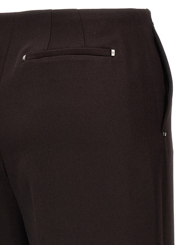 Purple Virgin Wool Dress Pants