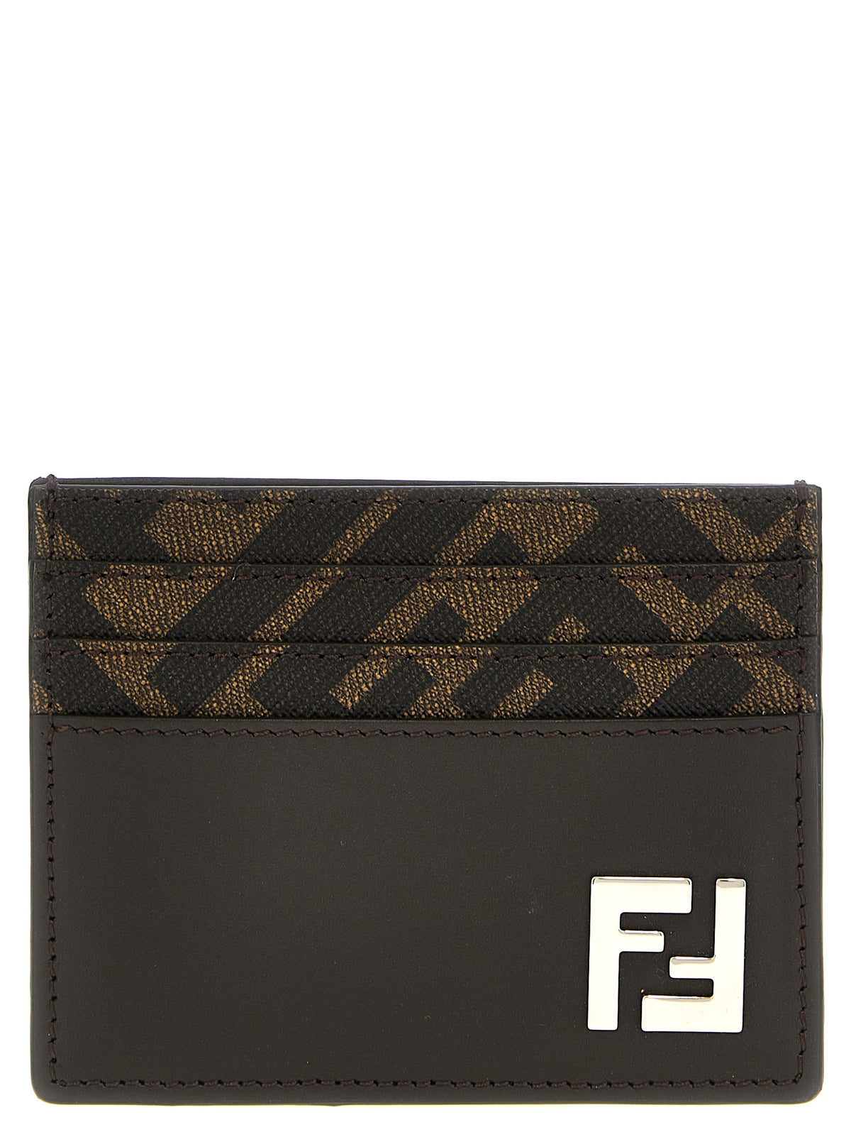 Brown Calf Leather Bos Taurus Cardholder