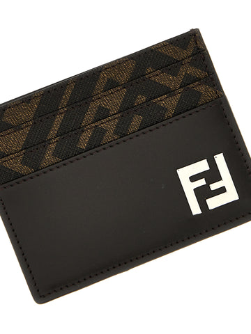 Brown Calf Leather Bos Taurus Cardholder