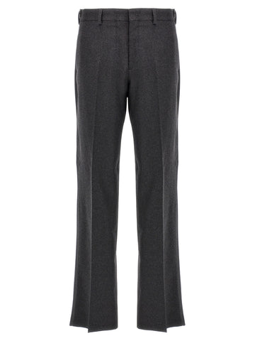 Gray Cashmere Casual Pants