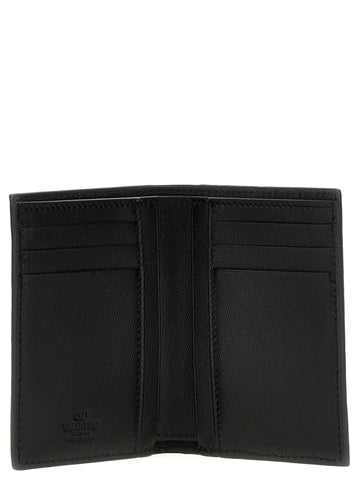 Black Ostrich Skin Cardholder