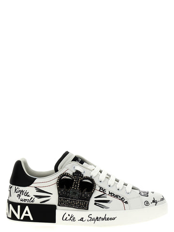 Bicolor Calfskin Sneakers