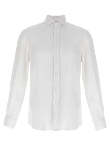 White Linen Blouse