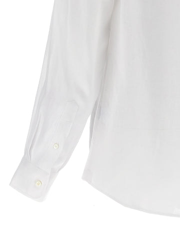 White Linen Blouse