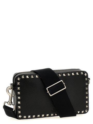 Black Calfskin Crossbody Bag