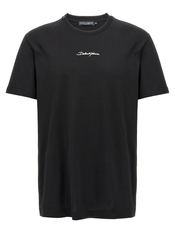 Black Cotton T-Shirt