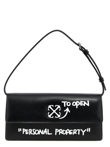 Bicolor Calfskin Shoulder Bag
