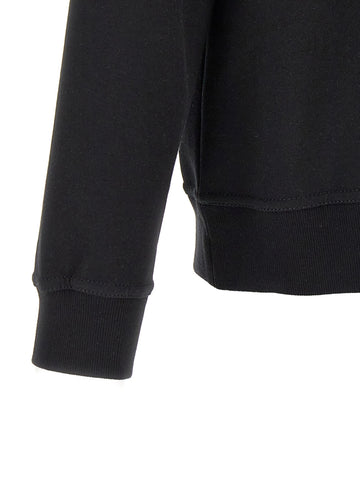Black Cotton Sweatshirt