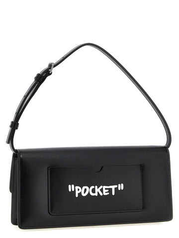 Bicolor Calfskin Shoulder Bag