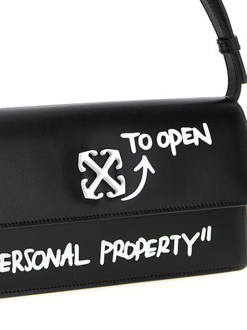 Bicolor Calfskin Shoulder Bag