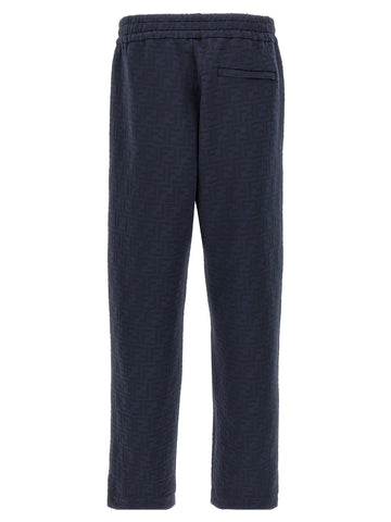 Blue Polyester Joggers (Workout Pants)