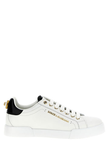 Bicolor Calfskin Low Top Sneakers