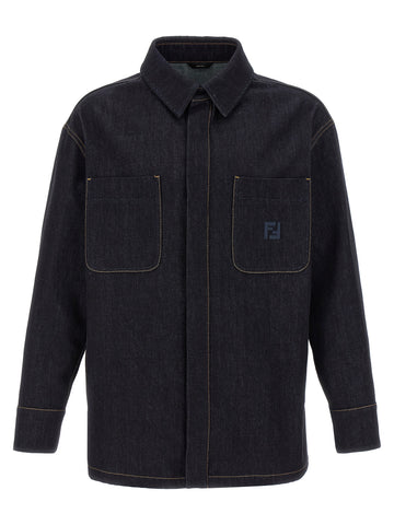 Blue Cotton Denim Jacket
