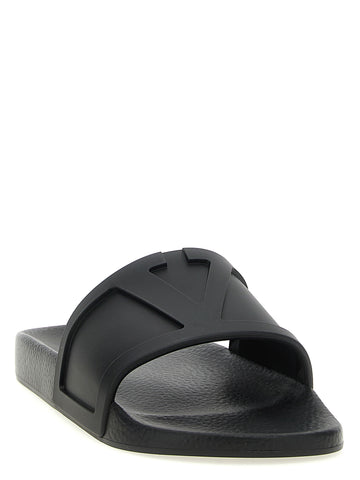 Black Plastic Slides