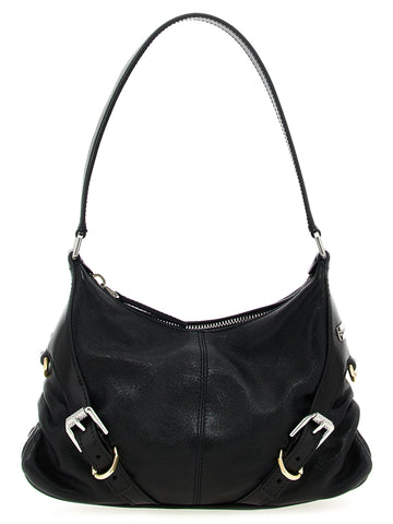 Black Lamb Leather Shoulder Bag
