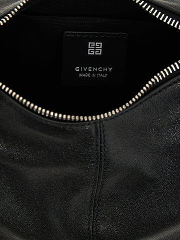 Black Lamb Leather Shoulder Bag