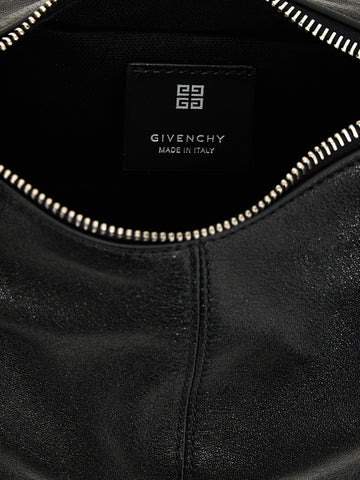 Black Lamb Leather Shoulder Bag