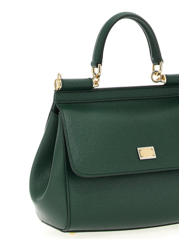 Bicolor Calfskin Handbag