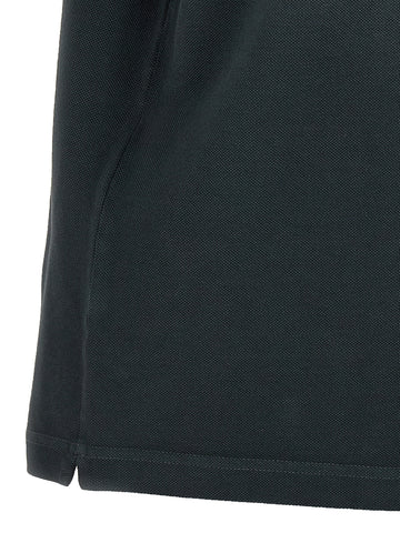 Gray Cotton Polo Shirt