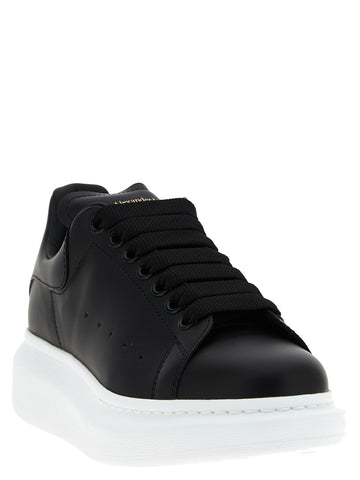 Bicolor Bovine Leather Low Top Sneakers