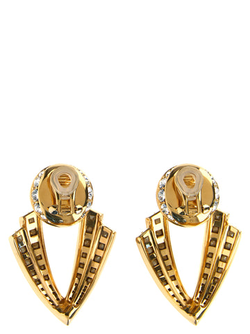 Gold Brass Earrings