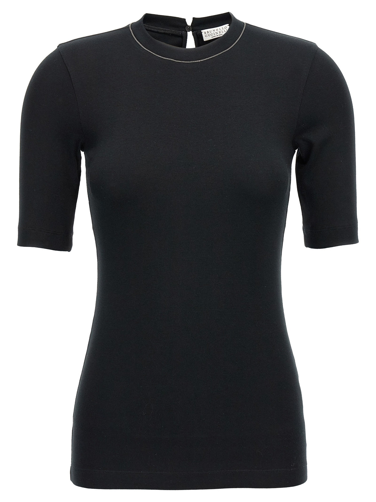 Black Cotton T-Shirt