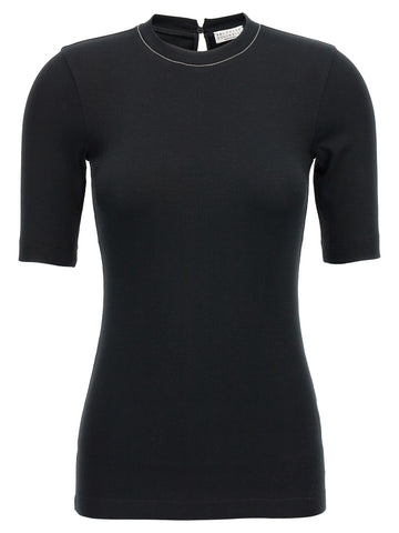 Black Cotton T-Shirt