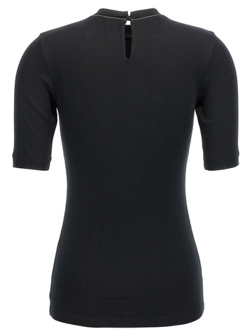 Black Cotton T-Shirt