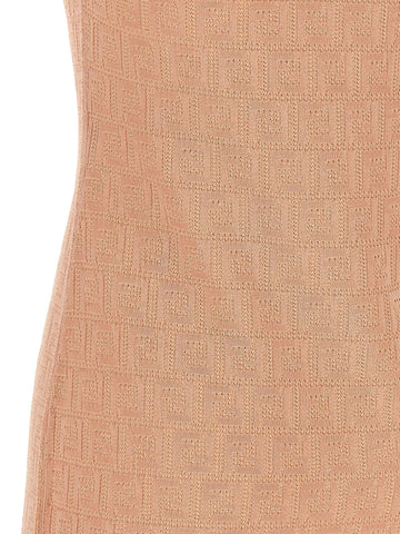 Multicolor Cotton Short Dress