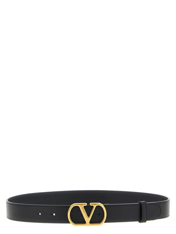 Black Calfskin Regular Belt