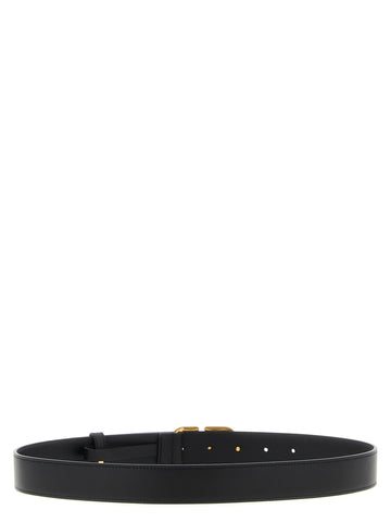 Black Calfskin Regular Belt