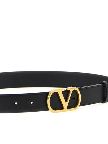 Black Calfskin Regular Belt