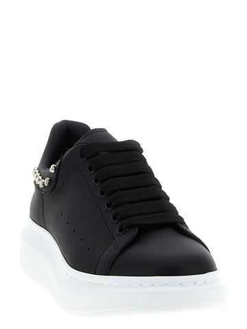 Black Calfskin Chunky Sneakers