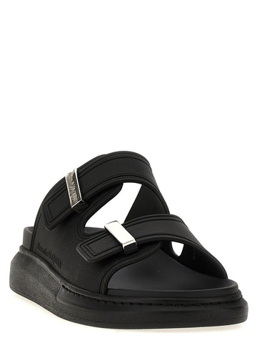 Black Rubber Slides