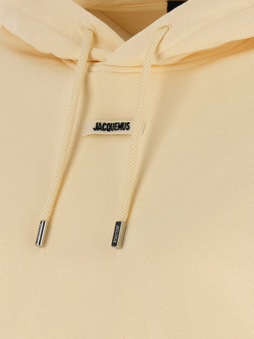 Beige Cotton Hoodie