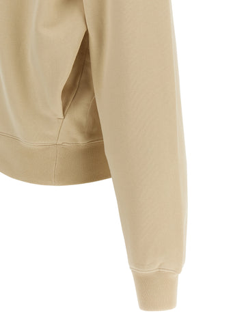 Beige Cotton Sweatshirt