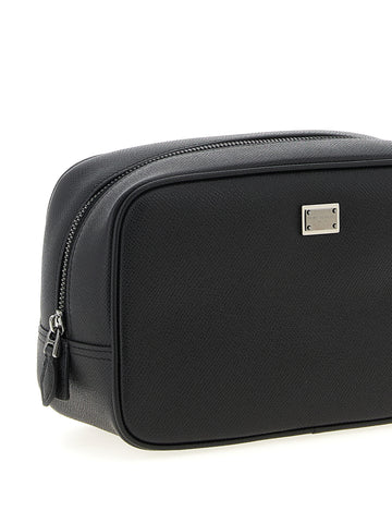 Black Calfskin Leather Wallet
