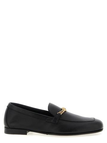 Black Calfskin Slip-On Loafers