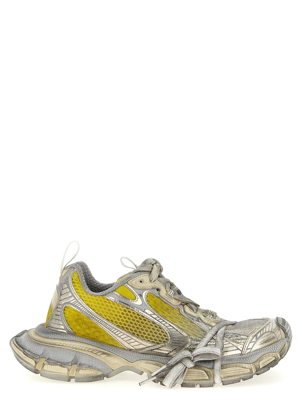 Bicolor Polyethylene Athletic Sneakers