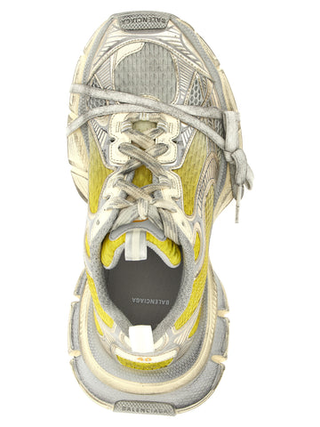 Bicolor Polyethylene Athletic Sneakers