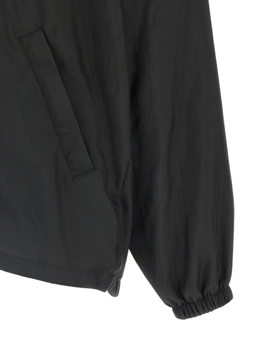 Black Polyester Shell Jacket