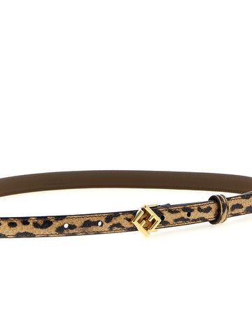 Multicolor Velvet Leather Regular Belt