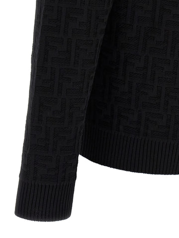 Black Cotton Cardigan