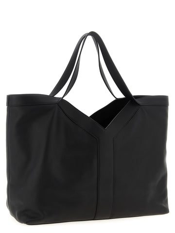 Black Calfskin Tote Bag