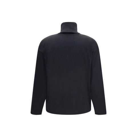 Black Silk Sweatshirt