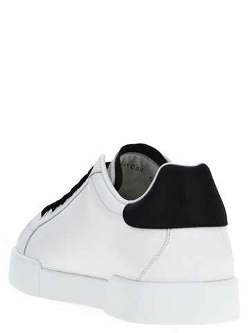 Bicolor Calfskin Low Top Sneakers